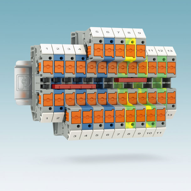 MODERNIZZAZIONE DEGLI IMPIANTI SEMPLIFICATA GRAZIE AI MORSETTI COMPONIBILI CON CONNESSIONE PUSH-IN LATERALE